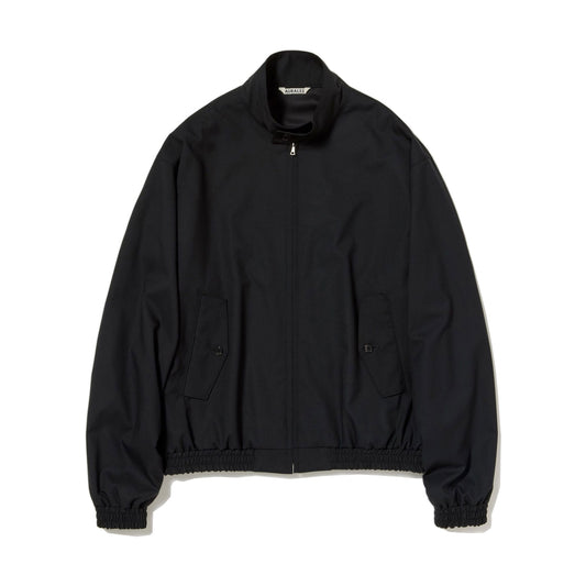 AURALEE/SUPER FINE TROPICAL WOOL ZIP BLOUSON
