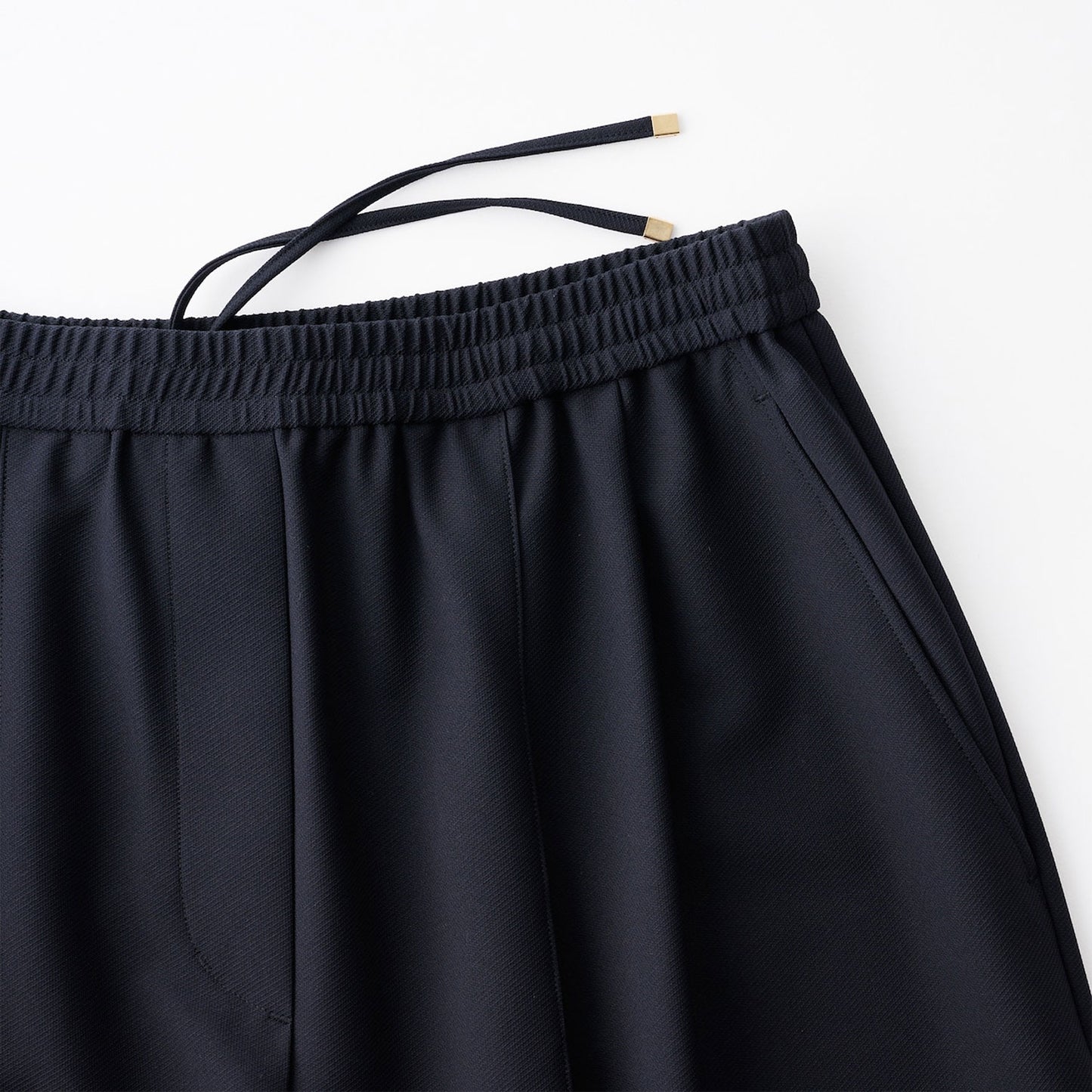 GOOD PEOPLE GOOD STITCHING GOOD PRODUCT/CUPRO TWILL BALANCIRCULAR®DRAWSTRING EASY WIDE PANTS
