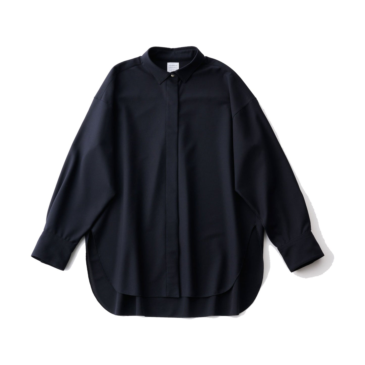 GOOD PEOPLE GOOD STITCHING GOOD PRODUCT/CUPRO TWILL BALANCIRCULAR®FLY FRONT EASY SHIRT JACKET