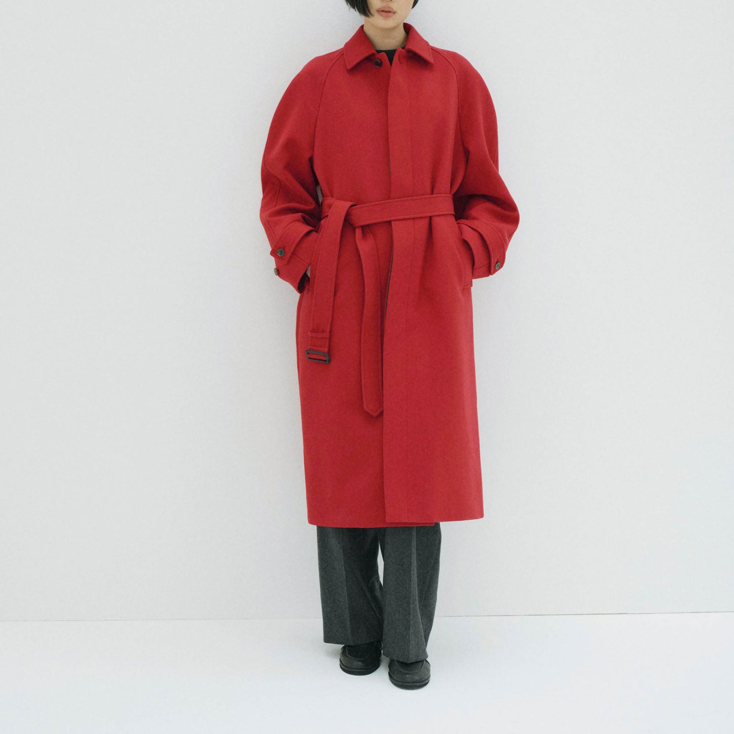 AURALEE/TWISTED DOUBLE CLOTH COAT