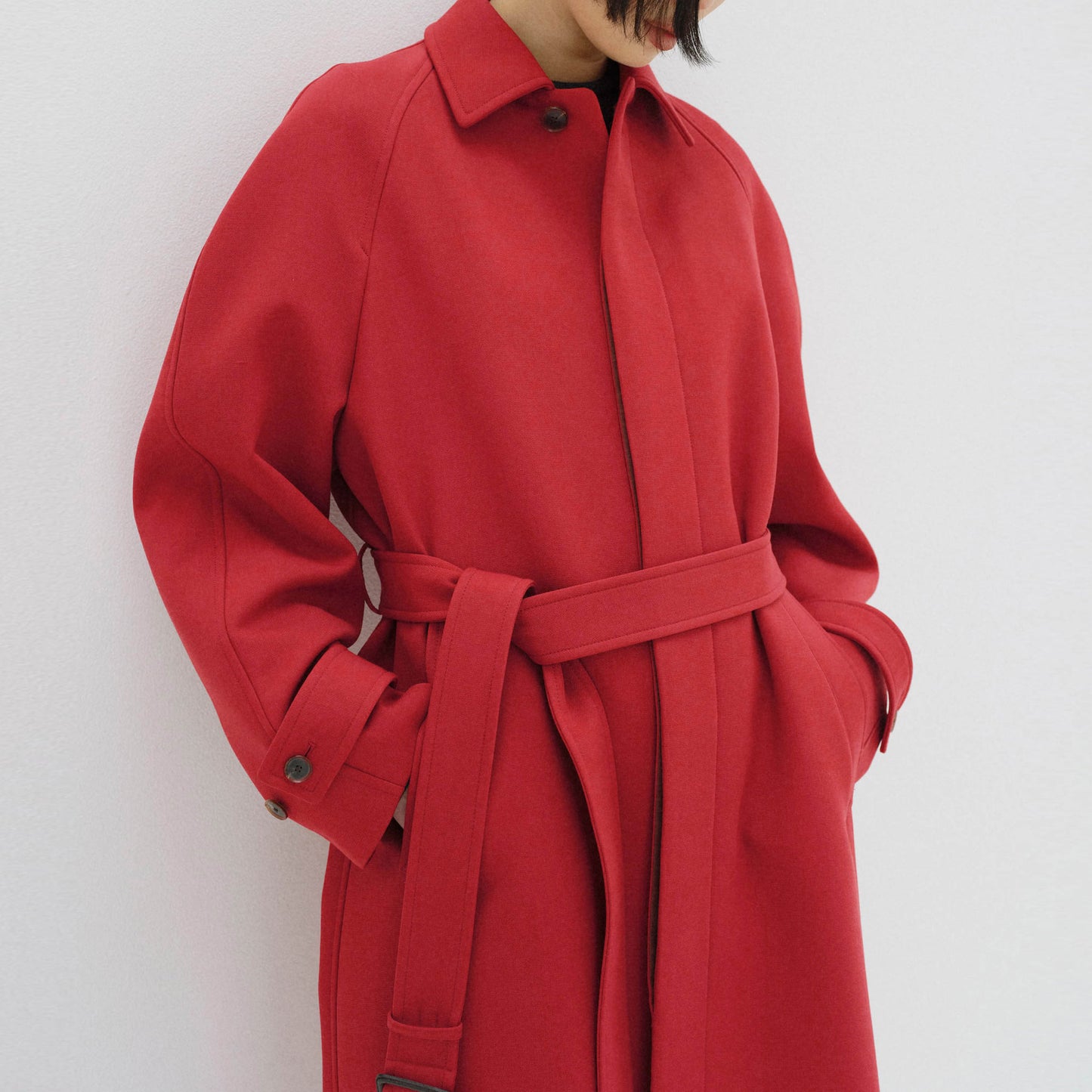 AURALEE/TWISTED DOUBLE CLOTH COAT