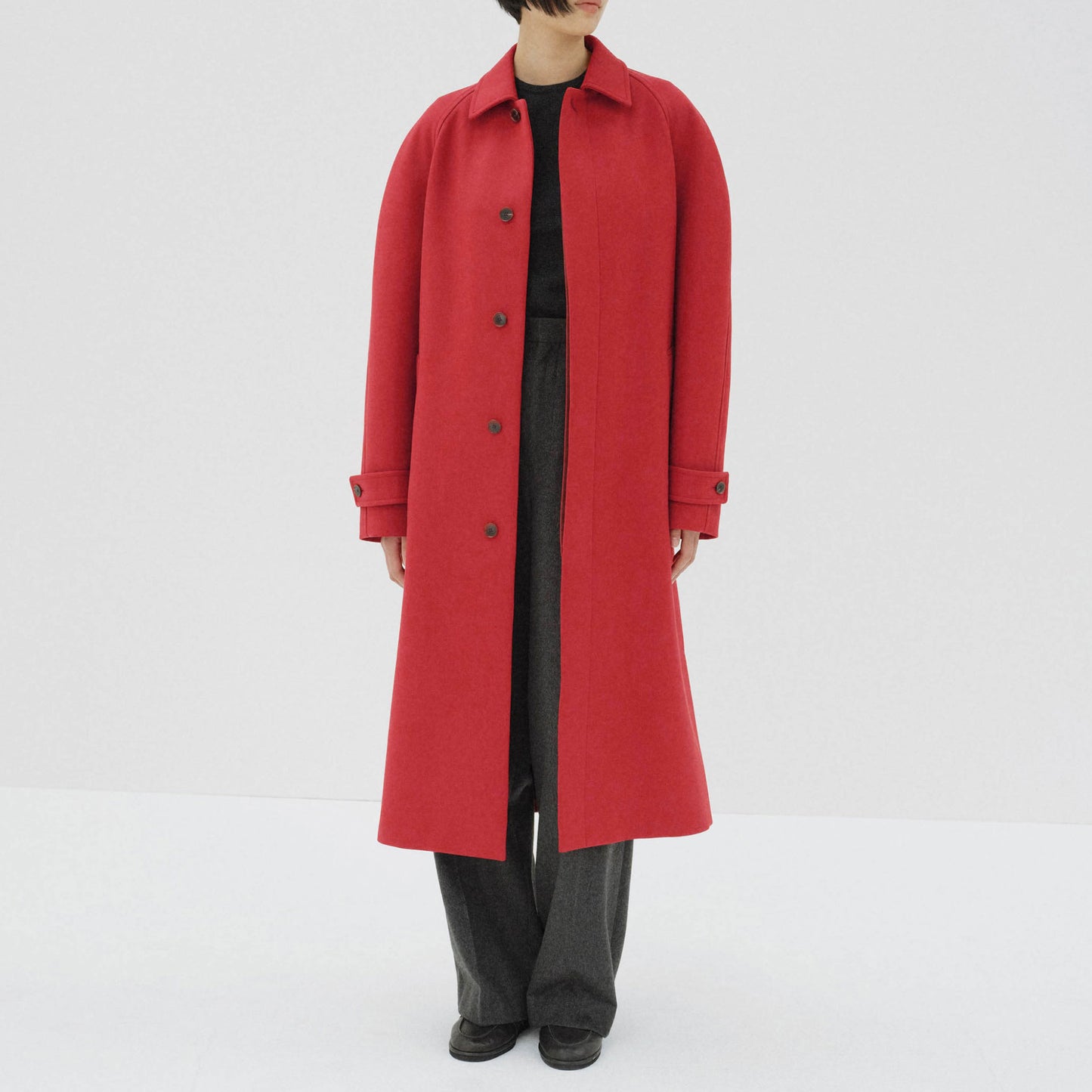 AURALEE/TWISTED DOUBLE CLOTH COAT