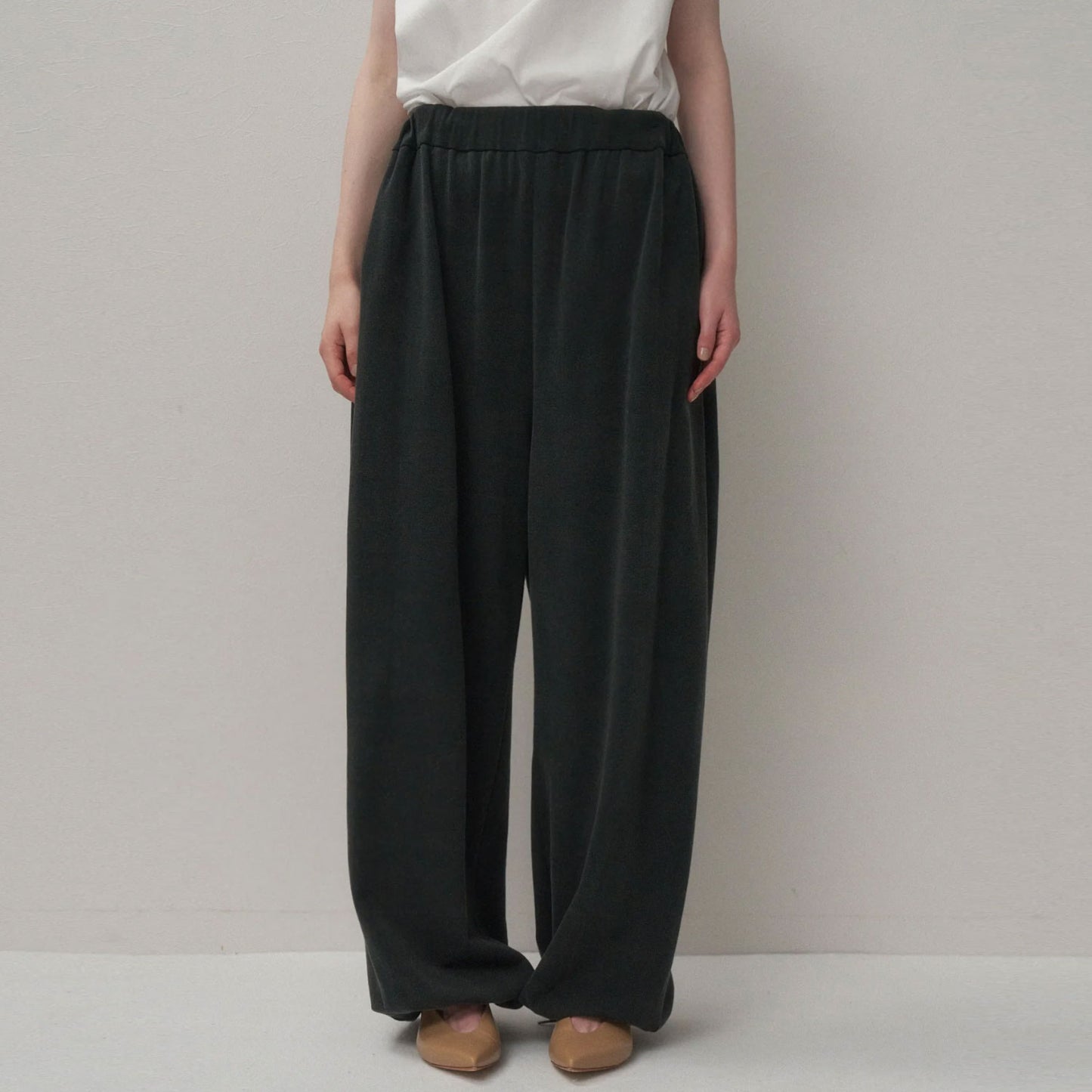 ATON|FRESCA URAKE WIDE EASY PANTS