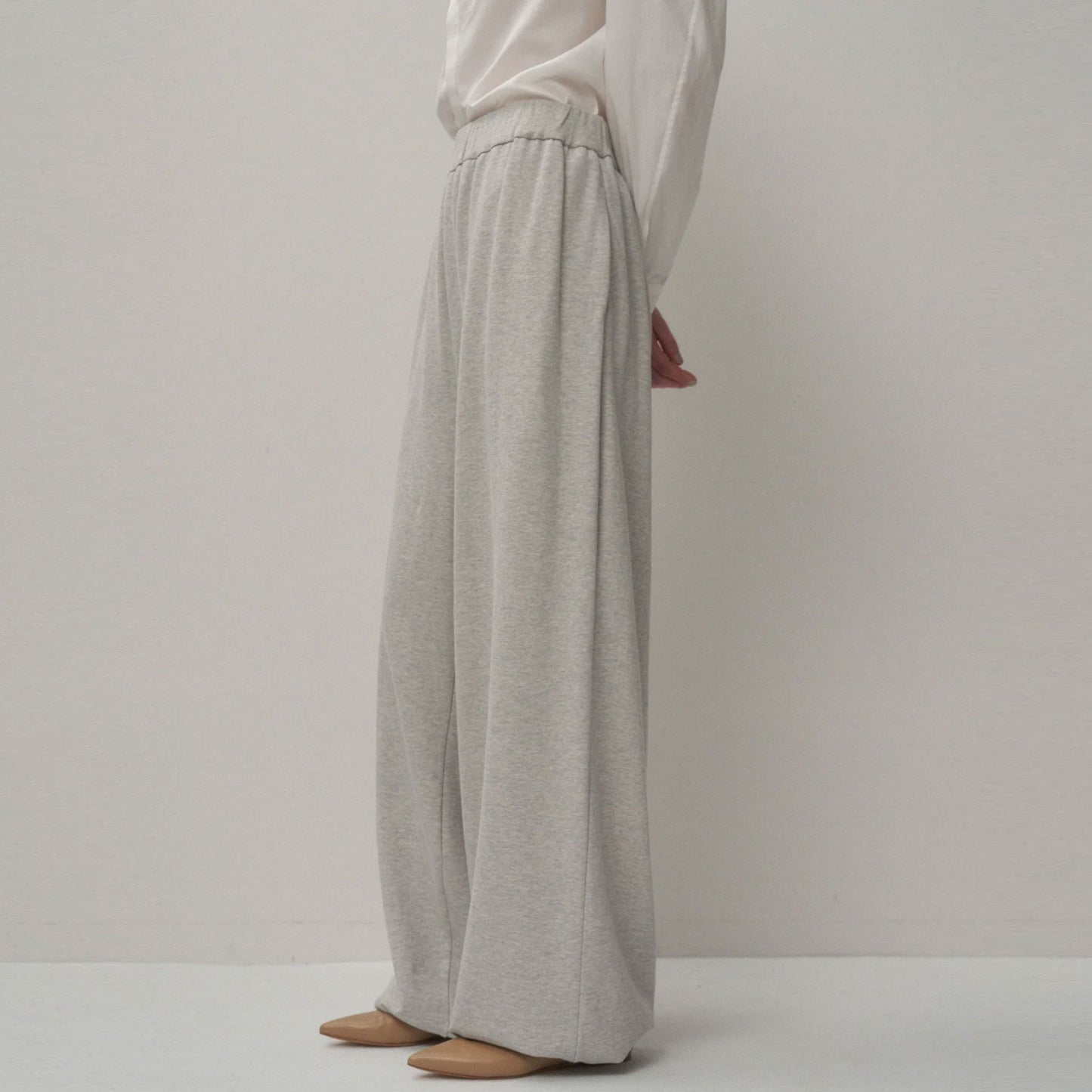 ATON|FRESCA URAKE WIDE EASY PANTS