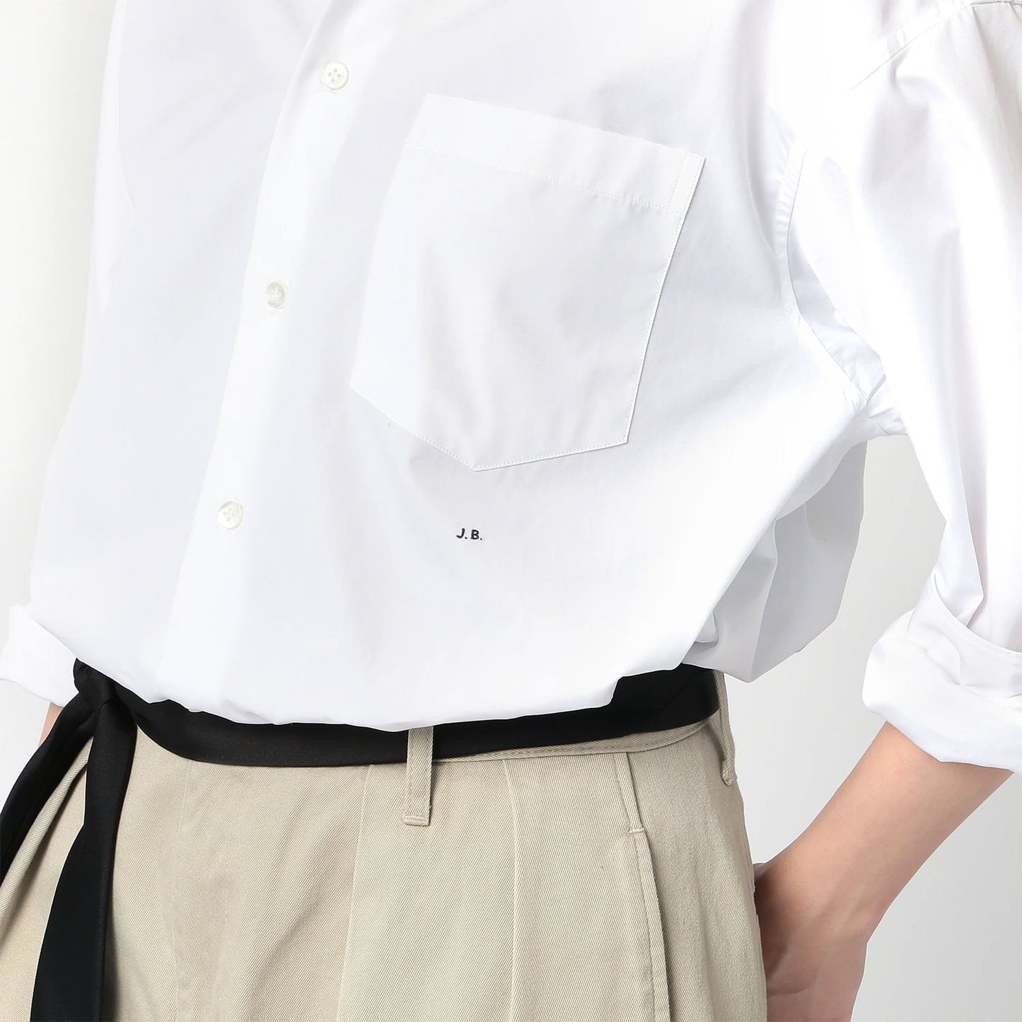 J.B.ATTIRE/PARIS WHITE SHIRT