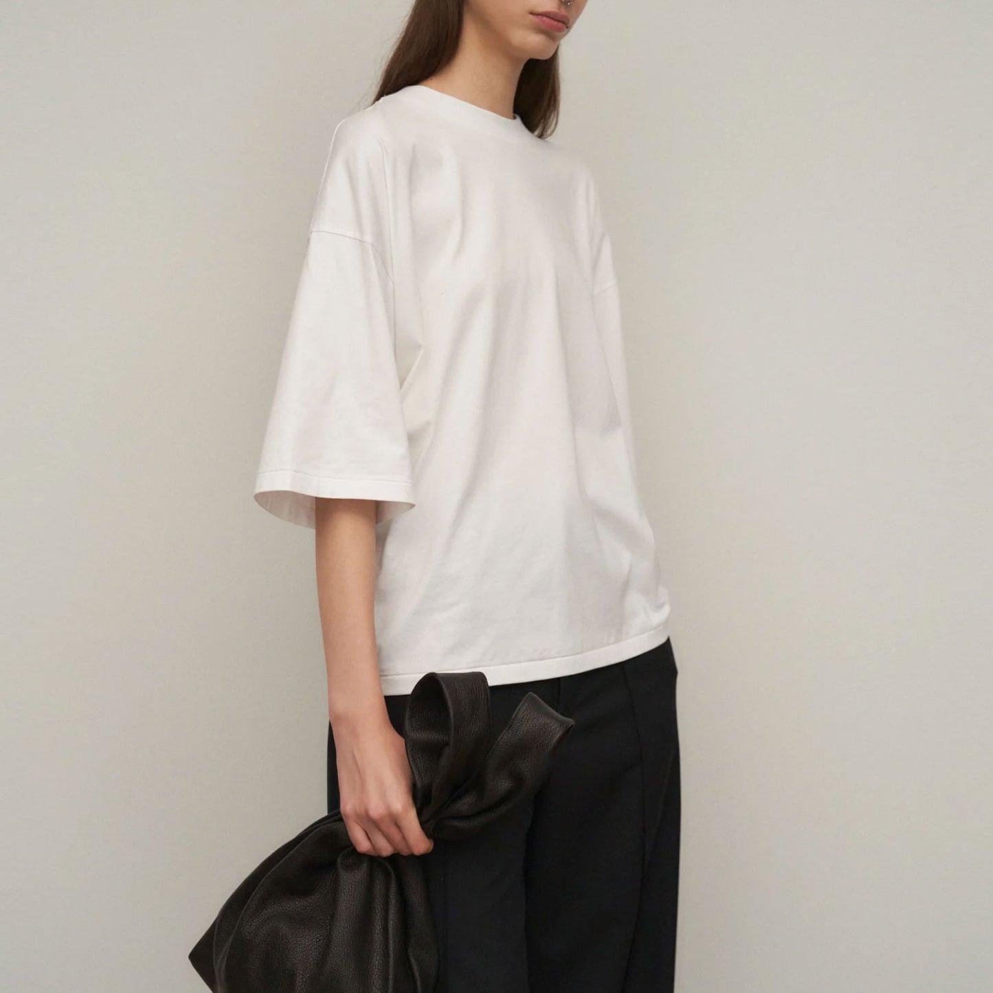 ATON|SUVIN 60/2 WIDE SLEEVE T-SHIRT
