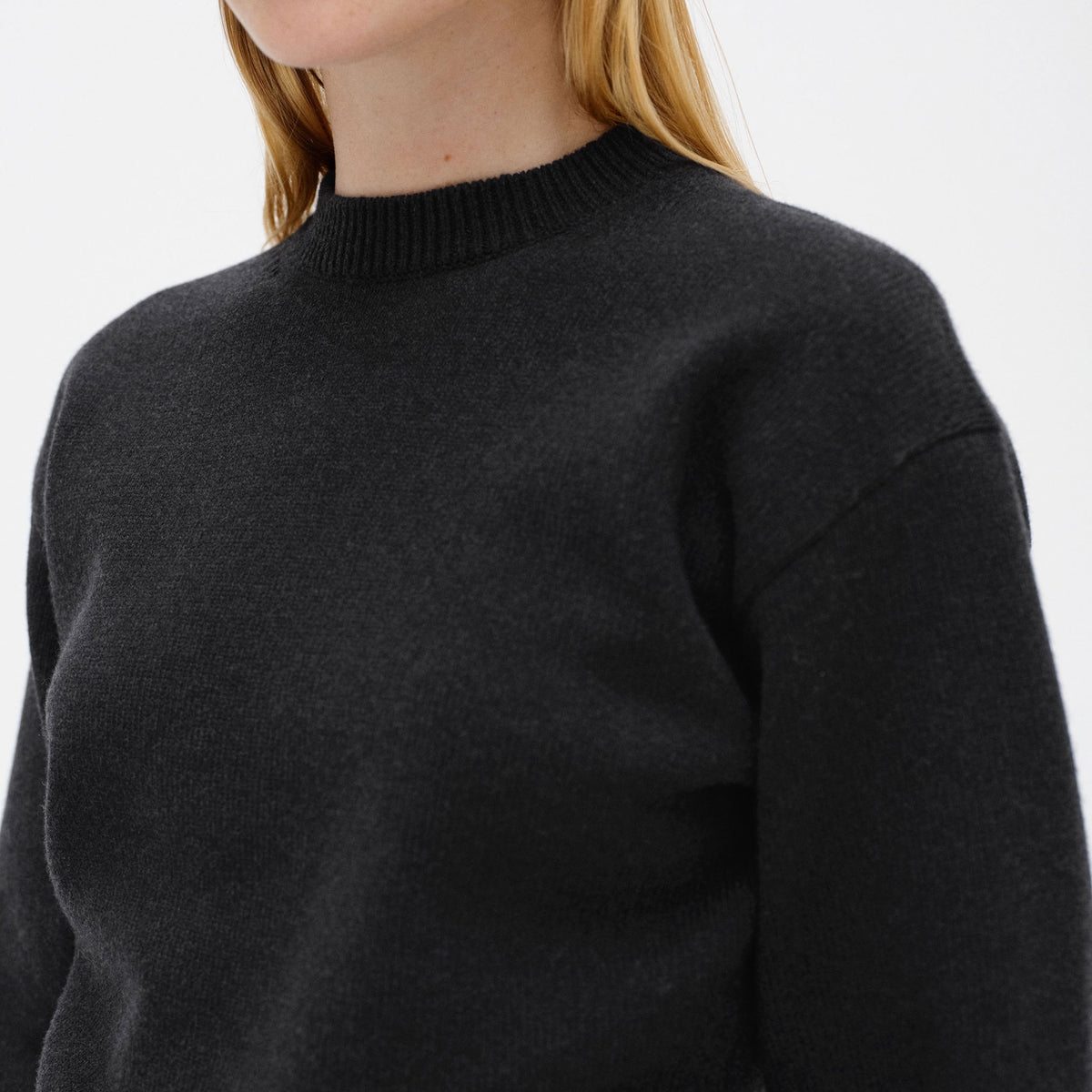 AURALEE/SUPER FINE WOOL KNIT P/O