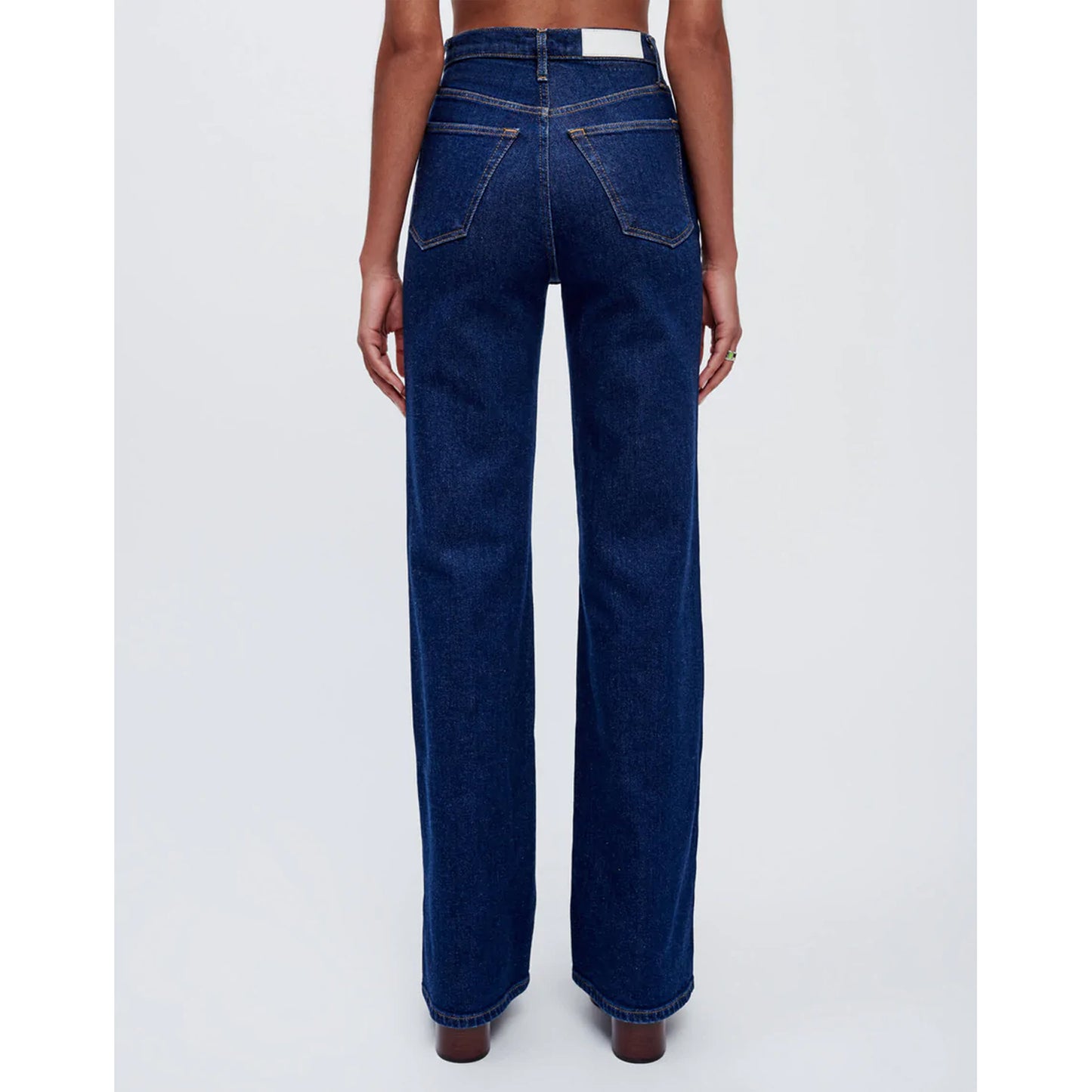 REDONE/70S Ultra High Rise Wide Leg – THREE DOTS TURQUOISE